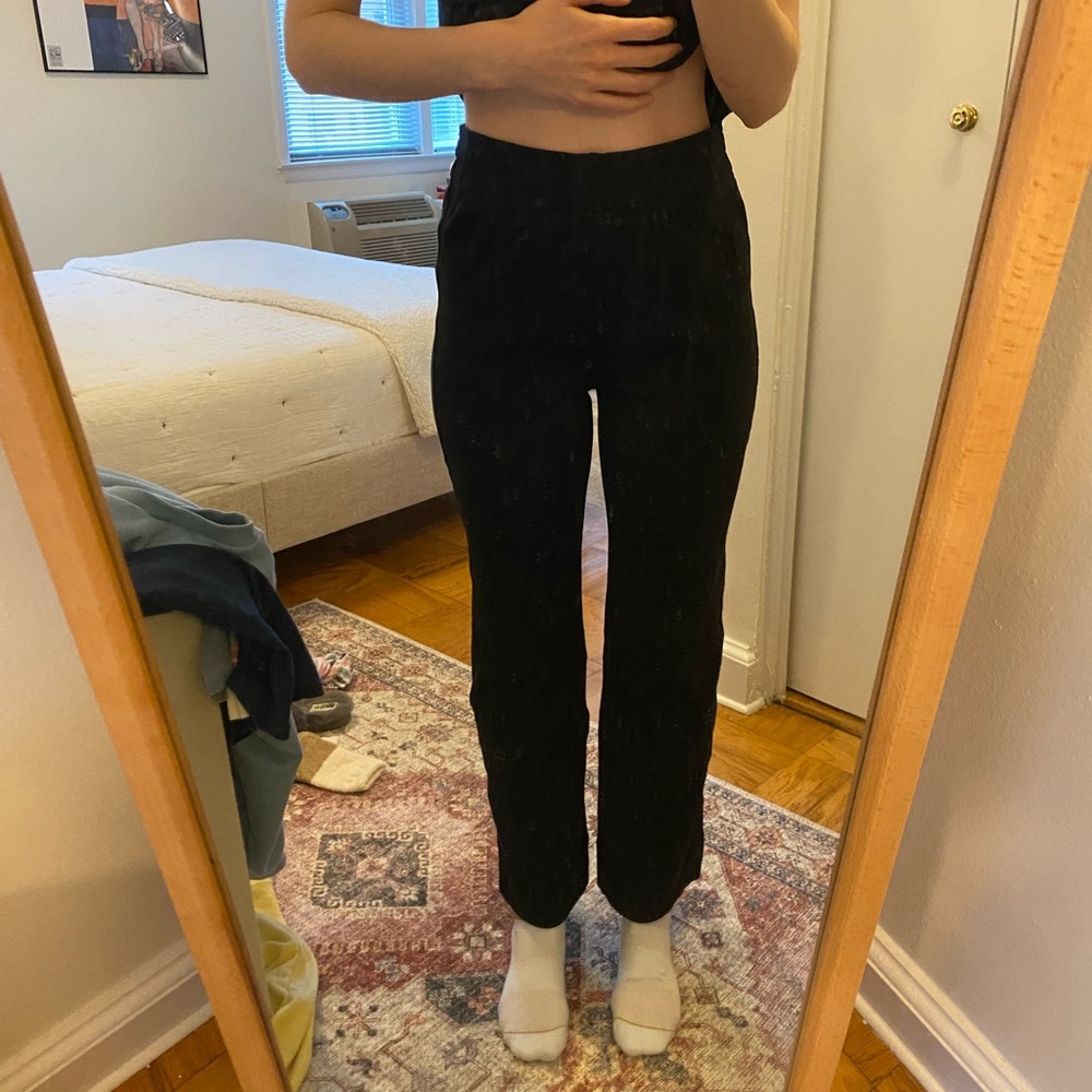 Ribbed Flare Lounge Pants